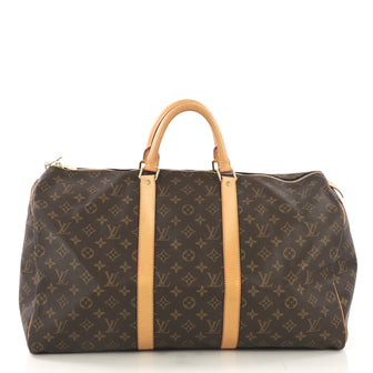 Louis Vuitton Keepall Bag Monogram Canvas 50 Brown 4170031