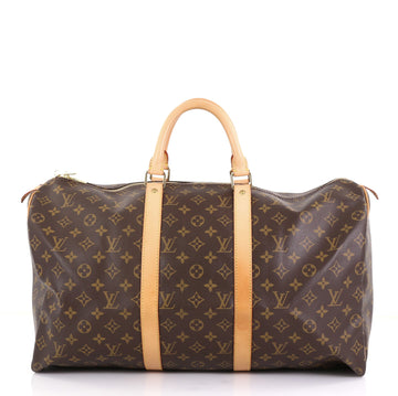 Louis Vuitton Keepall Bag Monogram Canvas 50 Brown 4170033