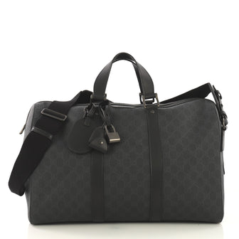 Gucci Carry On Convertible Duffle Bag GG Coated Canvas 4170035