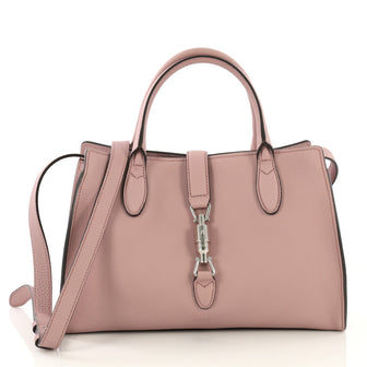 Gucci Jackie Soft Tote Leather Small Pink 4170059