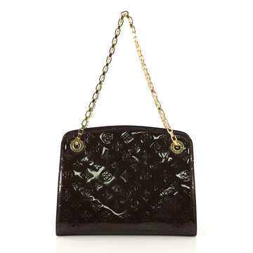 Louis Vuitton Virginia Handbag Monogram Vernis MM Purple 417041