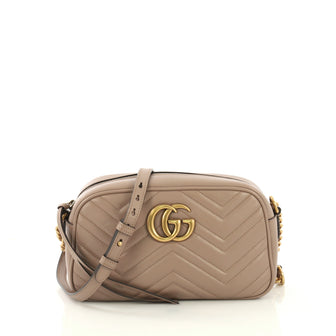 Gucci GG Marmont Shoulder Bag Matelasse Leather Small 417224