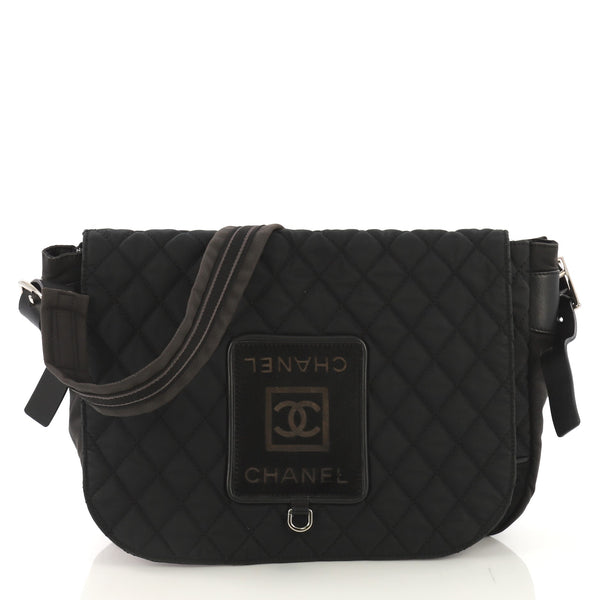Chanel // Grey Quilted Pony Hair Messenger Bag – VSP Consignment