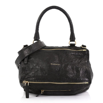 Givenchy Pandora Bag Distressed Leather Medium Black 417292