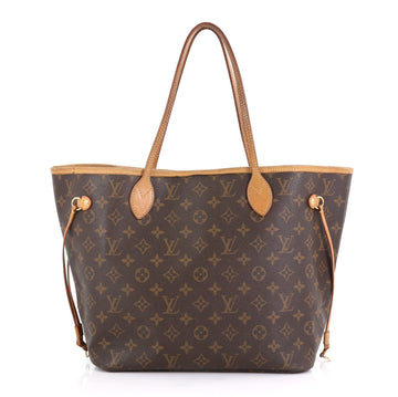 Louis Vuitton Neverfull Tote Monogram Canvas MM Brown 417362
