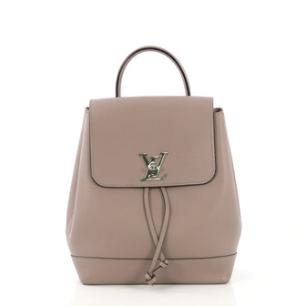 Louis Vuitton Lockme Backpack Leather Purple 417461