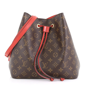 Louis Vuitton Neonoe Handbag Monogram Canvas Brown 417591