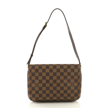 Louis Vuitton Musette Tango Handbag Damier Brown 417621