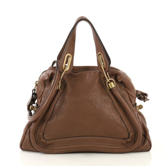 Chloe Paraty Top Handle Bag Leather Medium - Rebag