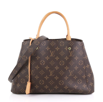 Louis Vuitton Montaigne Handbag Monogram Canvas MM