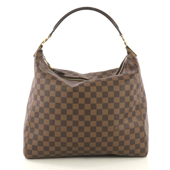 Louis Vuitton Portobello Handbag Damier GM Brown 417811