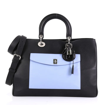 Christian Dior Diorissimo Pocket Tote Leather Large