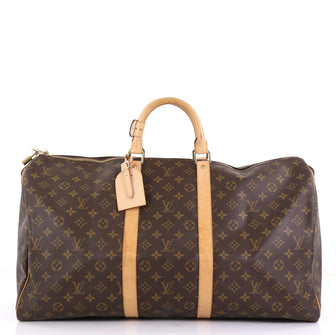 Louis Vuitton Keepall Bag Monogram Canvas 55 Brown 417871