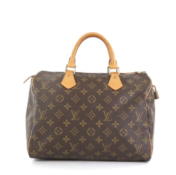 Louis Vuitton Speedy Handbag Monogram Canvas 30 Brown 417961