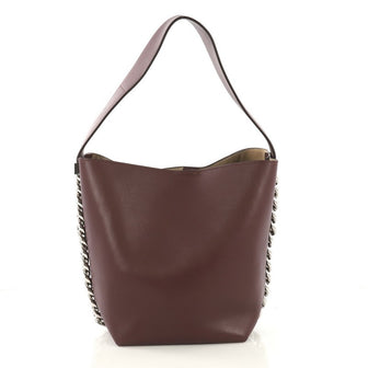 Givenchy Infinity Bucket Bag Leather Medium Purple 418451