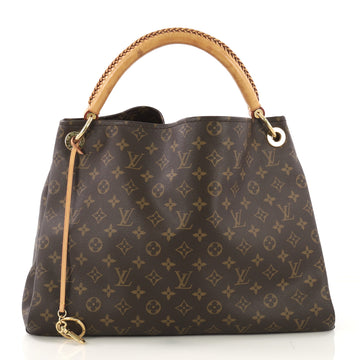 Louis Vuitton Artsy Handbag Monogram Canvas MM Brown 418501