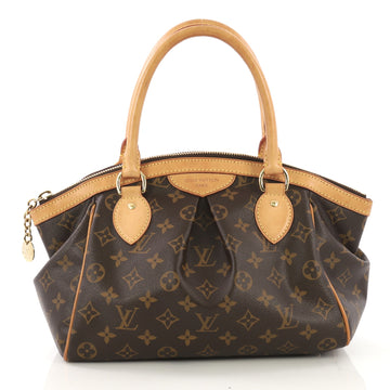 Louis Vuitton Tivoli Handbag Monogram Canvas PM Brown 4186301