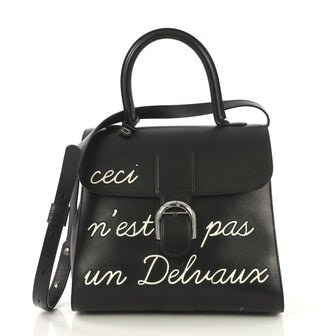 Delvaux Brillant Top Handle Bag Limited Edition Leather MM 418682