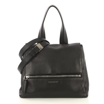 Givenchy Pandora Pure Satchel Leather Small Brown 4187201