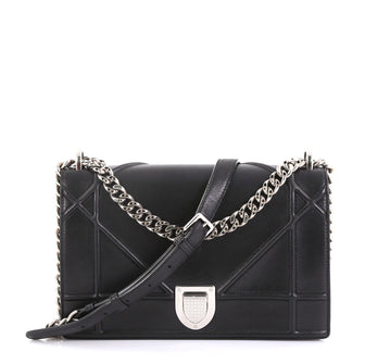 Christian Dior Diorama Flap Bag Calfskin Medium - Rebag