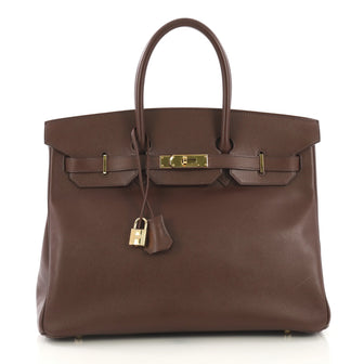 Hermes Birkin Handbag Brown Courchevel with Gold Hardware 4189117