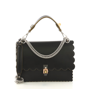 Fendi Kan I Bag Leather Medium Black 4189129