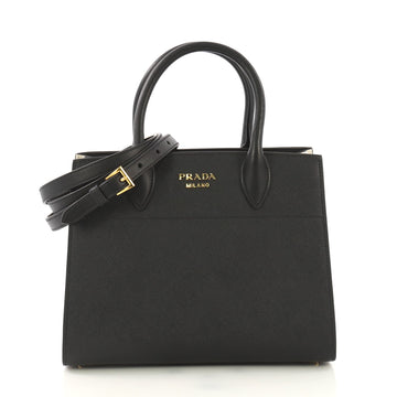 Prada Bibliotheque Handbag Saffiano Leather with City 4189151