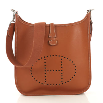 Hermes Evelyne Crossbody Gen I Epsom PM Brown 4189169
