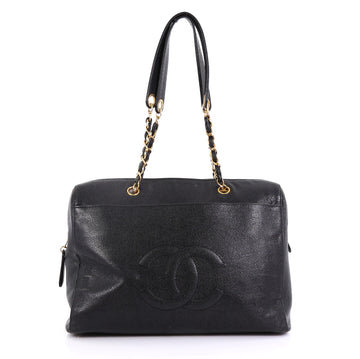 Chanel Model: Vintage Timeless Zip Tote Caviar Medium Black 41891/70