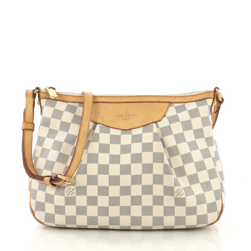 Louis Vuitton Siracusa Handbag Damier PM Neutral 4192319