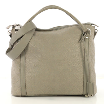 Louis Vuitton Antheia Ixia Handbag Leather PM Gray 419231