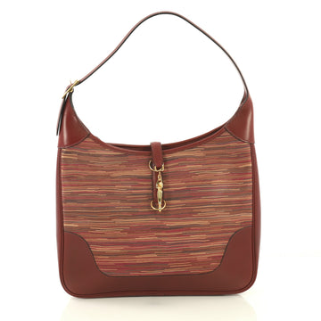 Hermes Trim II Bag Vibrato and Leather 31 Red 419298