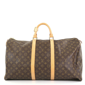 Louis Vuitton Keepall Bag Monogram Canvas 55 Brown 4195112