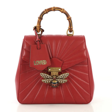 Gucci Queen Margaret Backpack Quilted Leather Small - Rebag