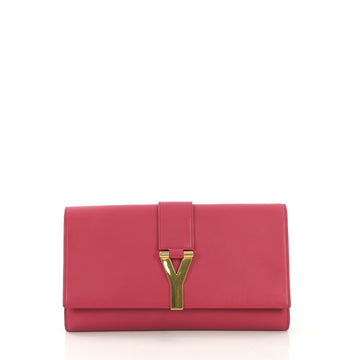 Saint Laurent Chyc Clutch Leather - Designer Handbag - Rebag