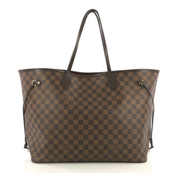 Louis Vuitton Neverfull NM Tote Damier GM Brown 419681
