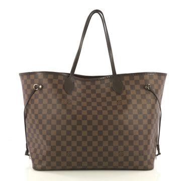 Louis Vuitton Neverfull NM Tote Damier GM Brown 419681