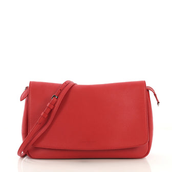 Louis Vuitton Essential Cuir Boheme Handbag Leather Red 419713