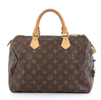 Louis Vuitton Speedy Handbag Monogram Canvas 30 - Rebag