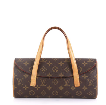 Louis Vuitton Sonatine Handbag Monogram Canvas Brown 420141