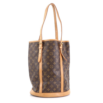 Louis Vuitton Bucket Bag Monogram Canvas GM Brown 420335
