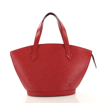 Louis Vuitton Saint Jacques Handbag Epi Leather PM Red 420338