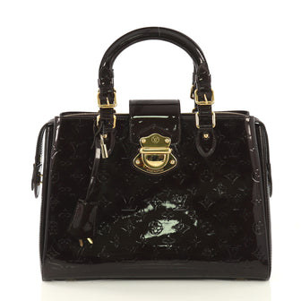 Louis Vuitton Melrose Avenue Handbag Monogram Vernis Purple 420339