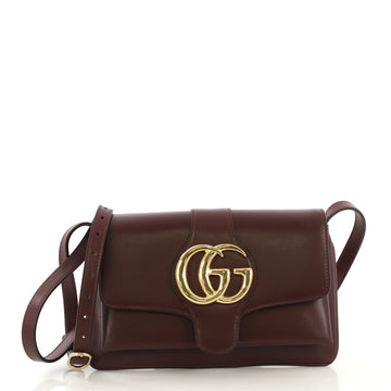 Gucci Arli Shoulder Bag Leather Small Red 420351
