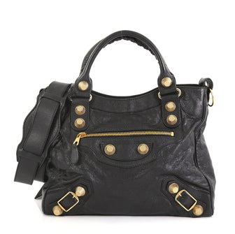 Balenciaga Velo Giant Studs Bag Leather - Designer Handbag - Rebag