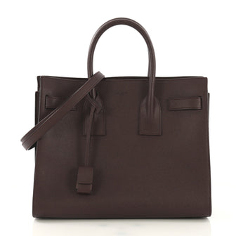 Saint Laurent Sac de Jour NM Bag Leather Small Purple 421021