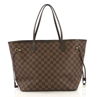 Louis Vuitton Neverfull Tote Damier MM Brown 421091