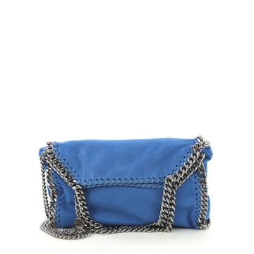 Stella McCartney Falabella Fold Over Crossbody Bag Shaggy Deer Mini