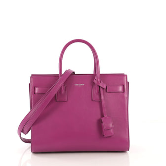 Saint Laurent Sac de Jour NM Bag Leather Baby Pink 4214301