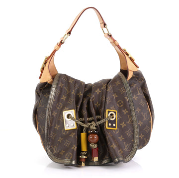 Louis Vuitton Kalahari Handbag Monogram Canvas GM